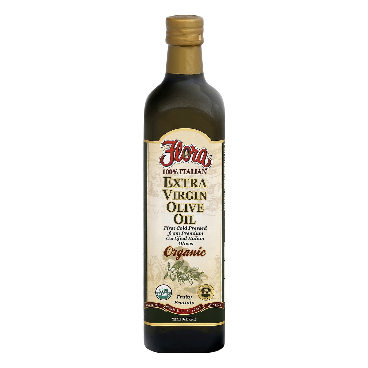 slide 1 of 13, Flora Extra Virgin Organic Olive Oil 25.4 oz, 25.4 fl oz