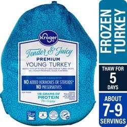 Kroger Whole Frozen Turkey Without Gravy (16-20 Lb)