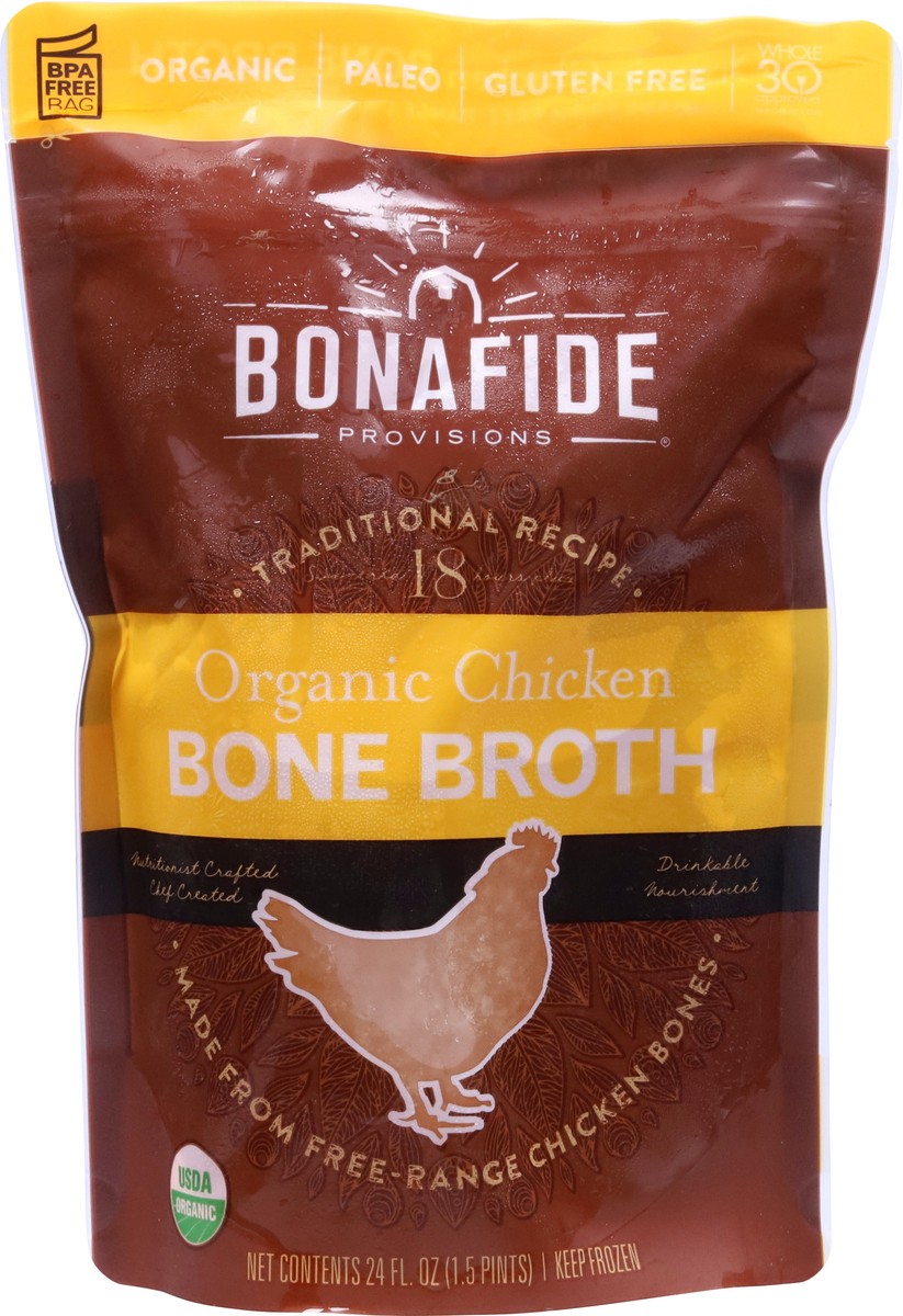 slide 11 of 13, Bonafide Provisions Organic Chicken Bone Broth 24 fl oz, 24 fl oz