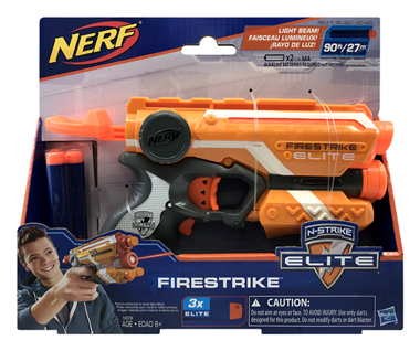 slide 1 of 1, Hasbro Nerf Nerf N-Strike Elite Firestrike, 4 ct