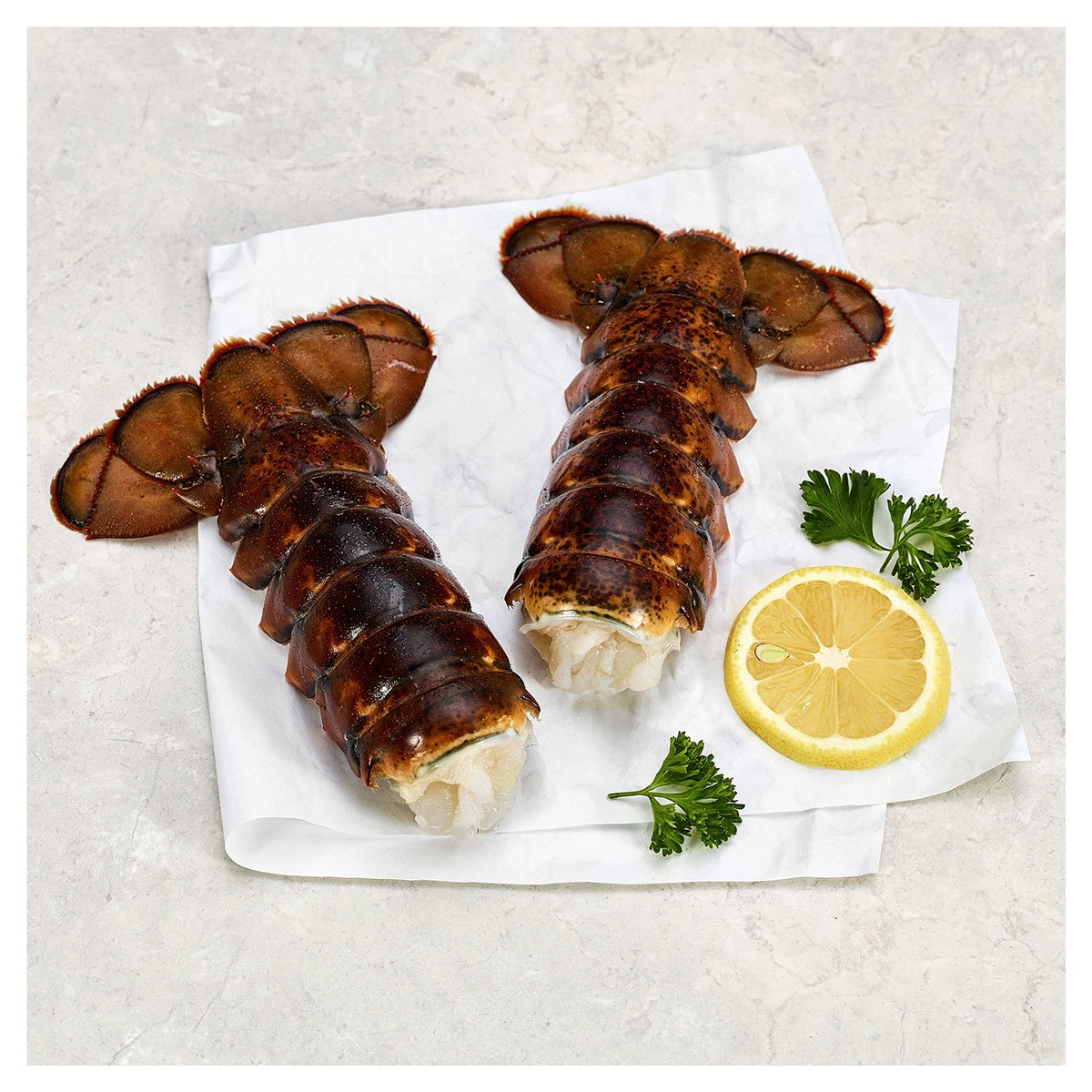 slide 1 of 1, FRESH FROM MEIJER LUKES 4OZ COLD WATER LOBSTER TAIL, 4 oz