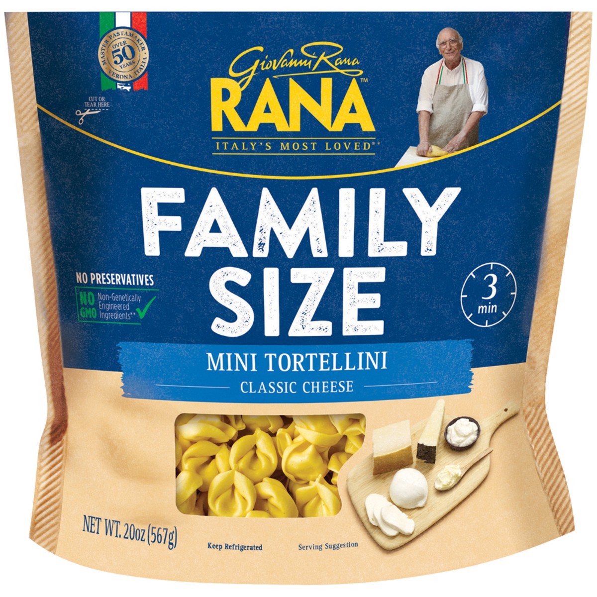 slide 4 of 10, Rana Classic Cheese Mini Tortellini, 20 oz