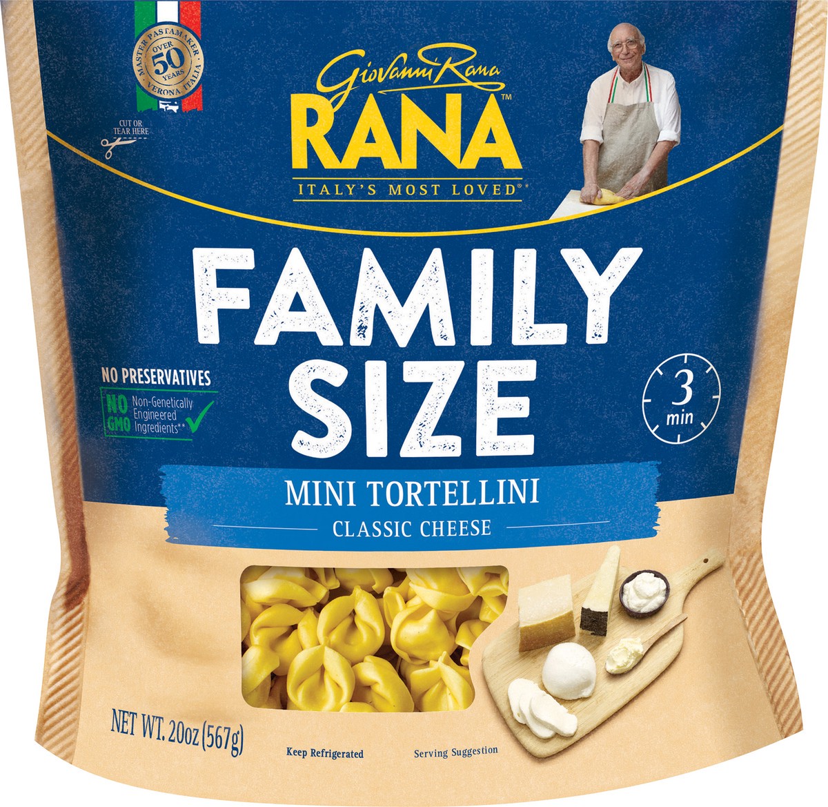 slide 1 of 10, Rana Classic Cheese Mini Tortellini, 20 oz