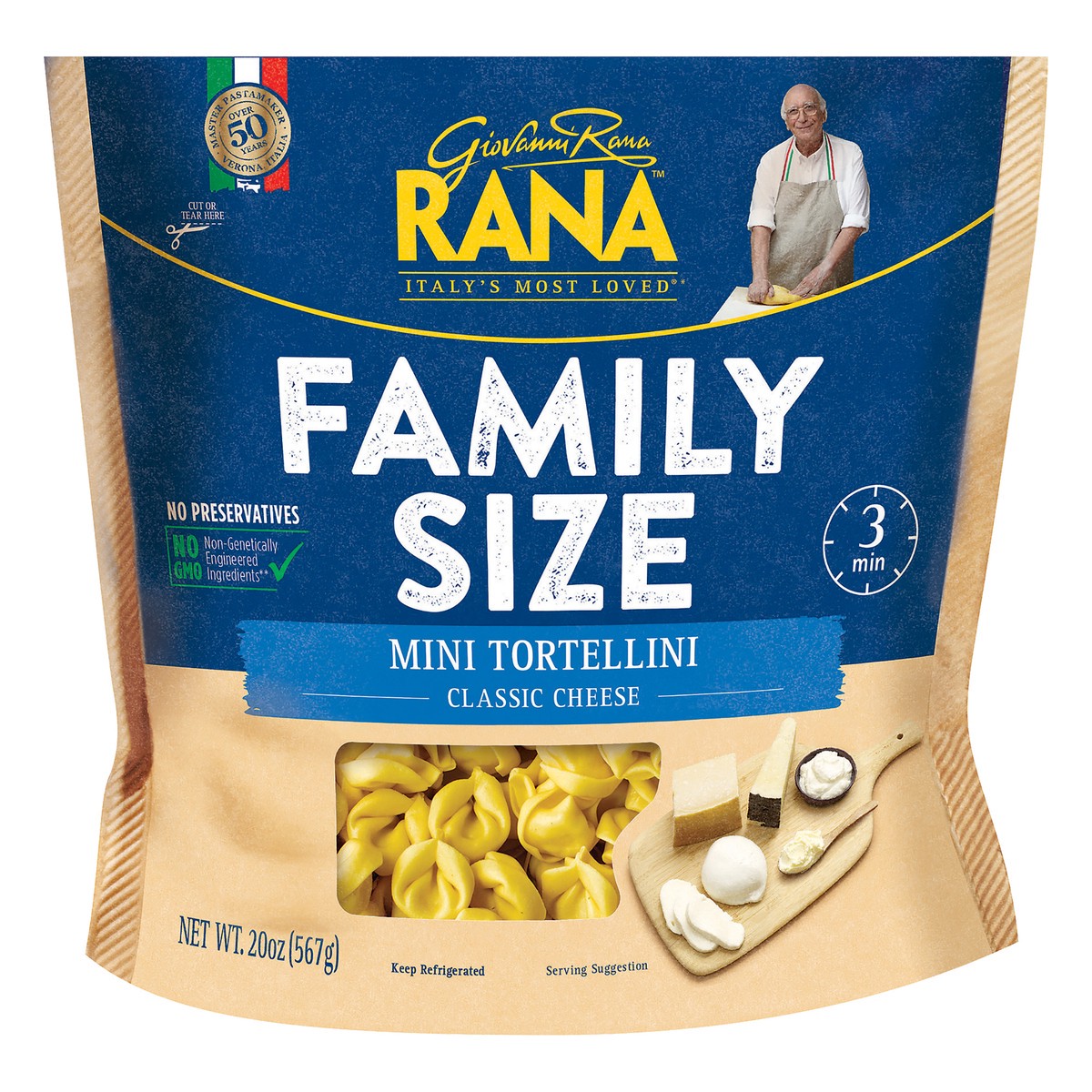slide 10 of 10, Rana Classic Cheese Mini Tortellini, 20 oz