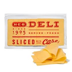 H-E-B Deli Post Oak Smoked Gouda Cheese, Sandwich Sliced