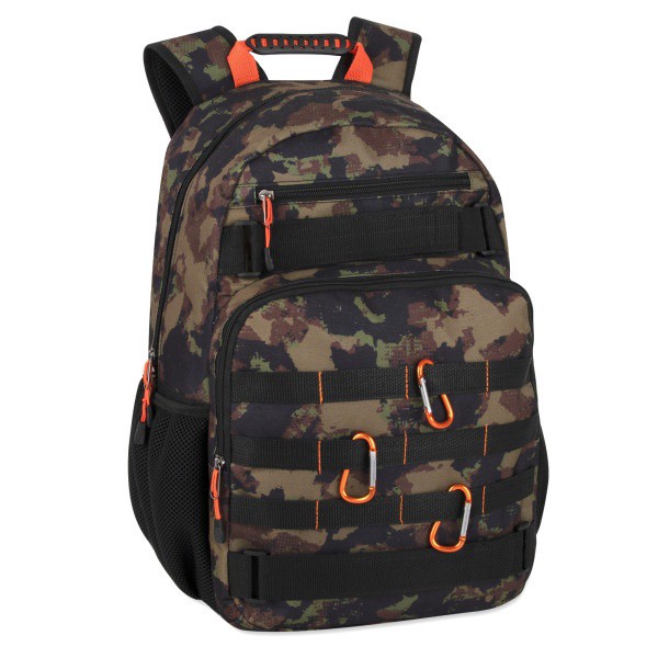 slide 1 of 6, Trailmaker Tactical Backpack, Black/Green Camo, 1 ct