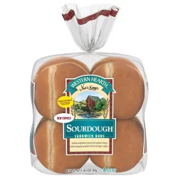 Western Hearth Extra Large Sourdough Sandwich Buns