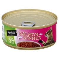 slide 1 of 1, Signature Pet Care Cat Food Salmon Dinner Classic Pate, 5.5 oz