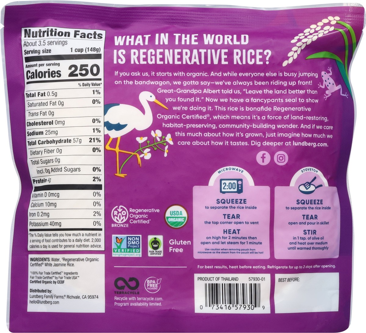 slide 8 of 13, Lundberg Family Farms Value Size Organic Jasmine Rice 17.3 oz, 17.30 oz