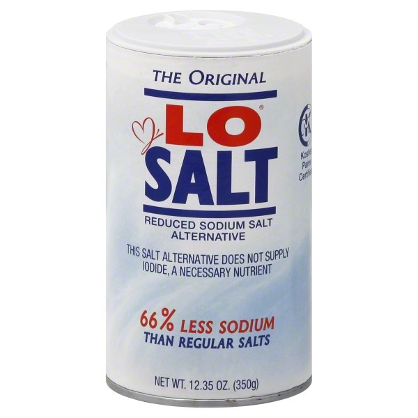 slide 1 of 1, LoSalt Salt Reduced Sodium, 12.35 oz