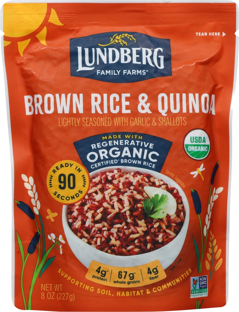 slide 8 of 13, Lundberg Family Farms Organic Brown Rice & Quinoa 8 oz, 8 oz