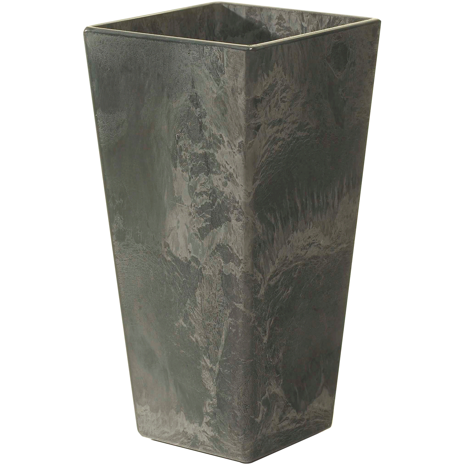 slide 1 of 1, Novelty Ella 19.5" Tall Square Planter Black, 19.5 in
