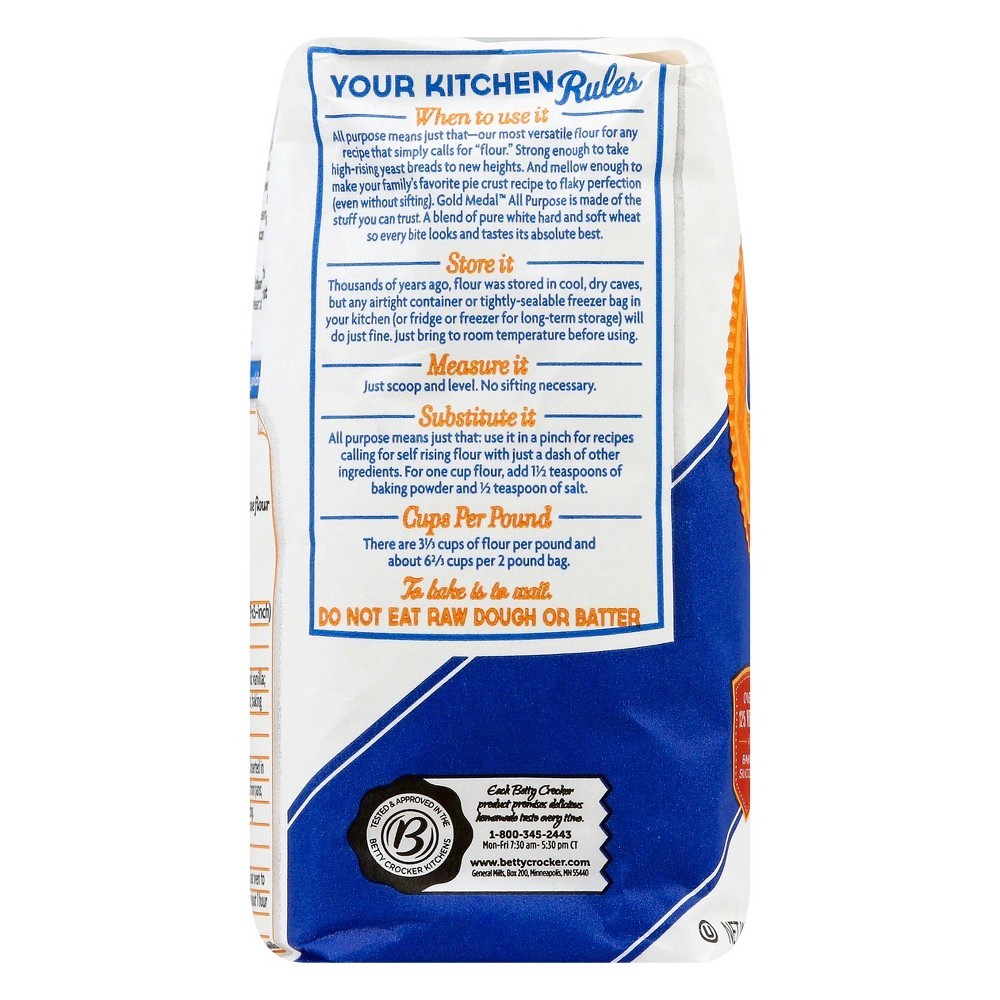 slide 2 of 3, Gold Medal All-Purpose Flour - 2 lb, 2 lb