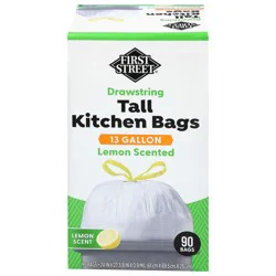 Fs Drawstring Tall Kitchen Lemon Scent