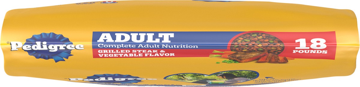 slide 8 of 15, Pedigree Adult Grilled Steak & Vegetable Flavor Food for Dogs 18 lb, 18 lb