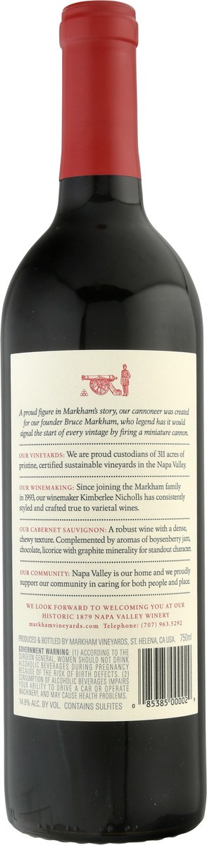 slide 3 of 10, Markham Napa Valley Cabernet Sauvignon Wine, 750 ml