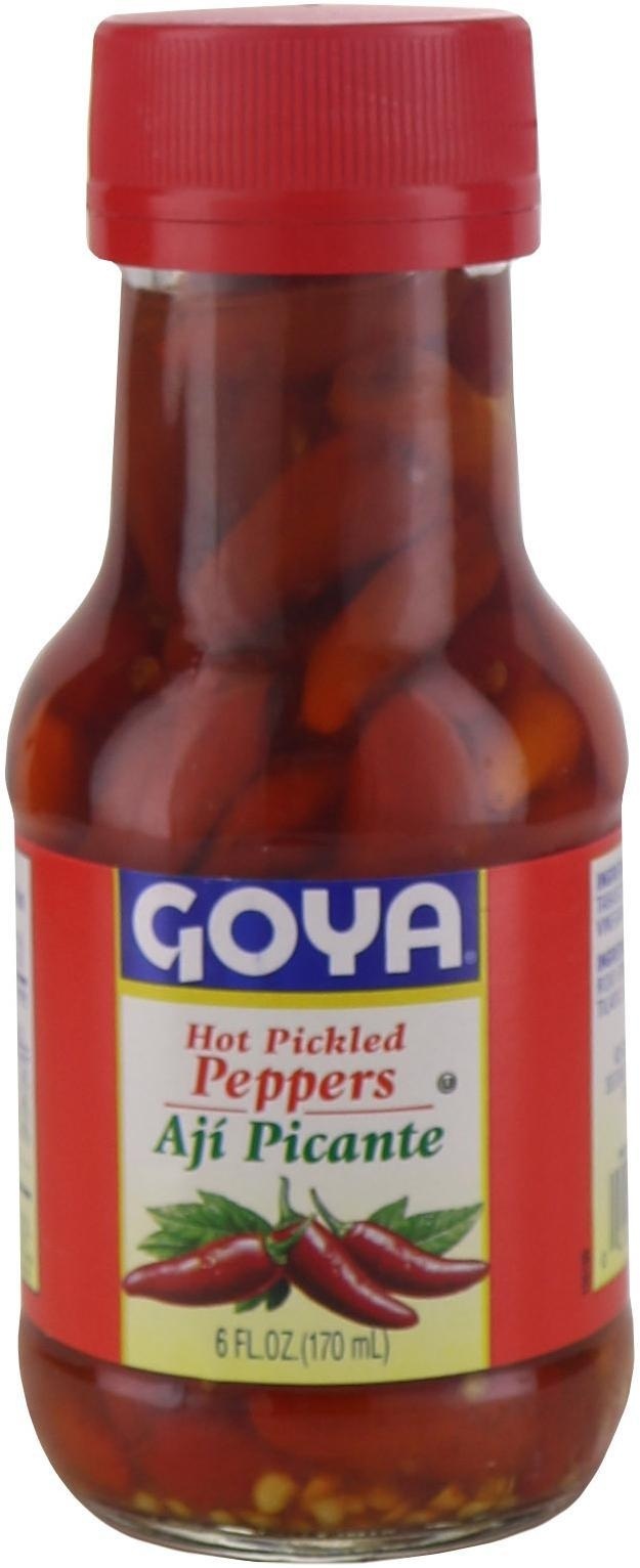 slide 1 of 1, Goya Red Hot Tabasco Peppers, 6 oz