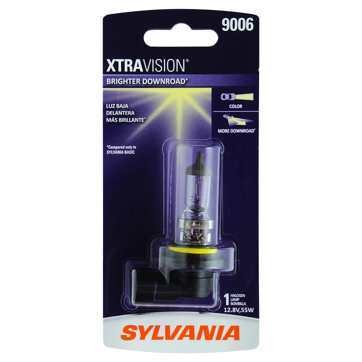 slide 1 of 6, Sylvania 9006 XtraVision Headlight, 1 ct