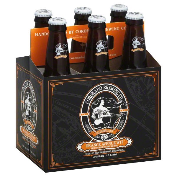 slide 1 of 1, Coronado Brewing Co. Orange Avenue Wit Beer, 6 ct; 12 oz