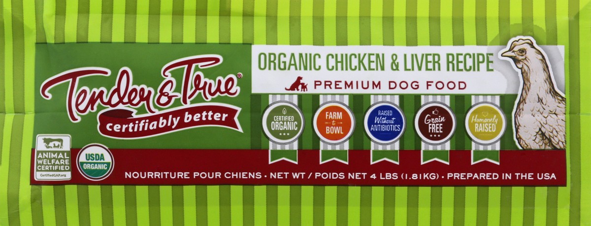 slide 3 of 12, Tender And True Chicken & Liver Dog Food, 4 lb