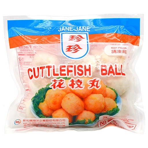 slide 1 of 1, Jane Jane Frozen Cuttlefish Ball, 8 oz