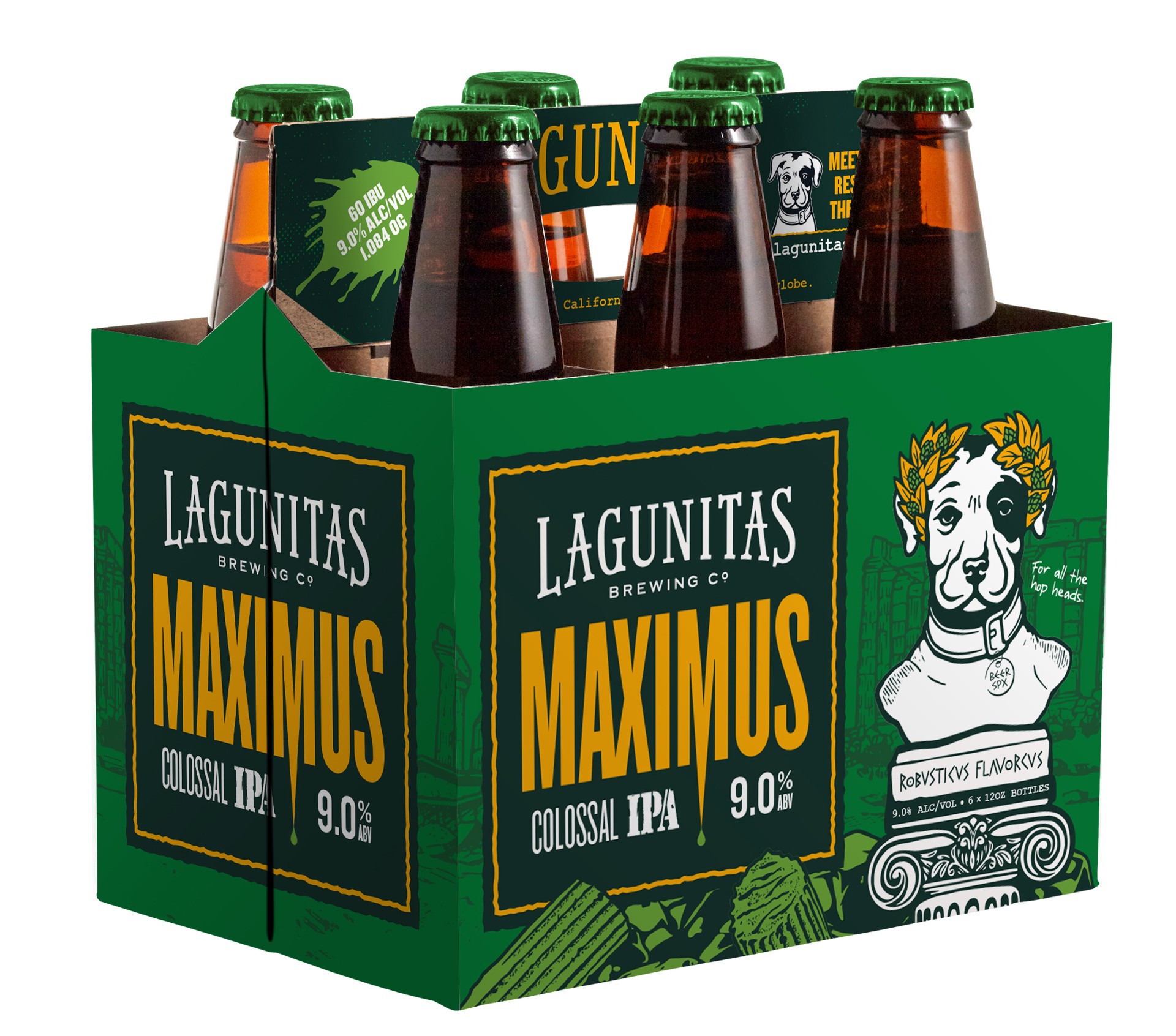 slide 3 of 5, Lagunitas Colossal IPA Maximus Beer 6 - 12 oz Bottles, 6 ct; 12 oz