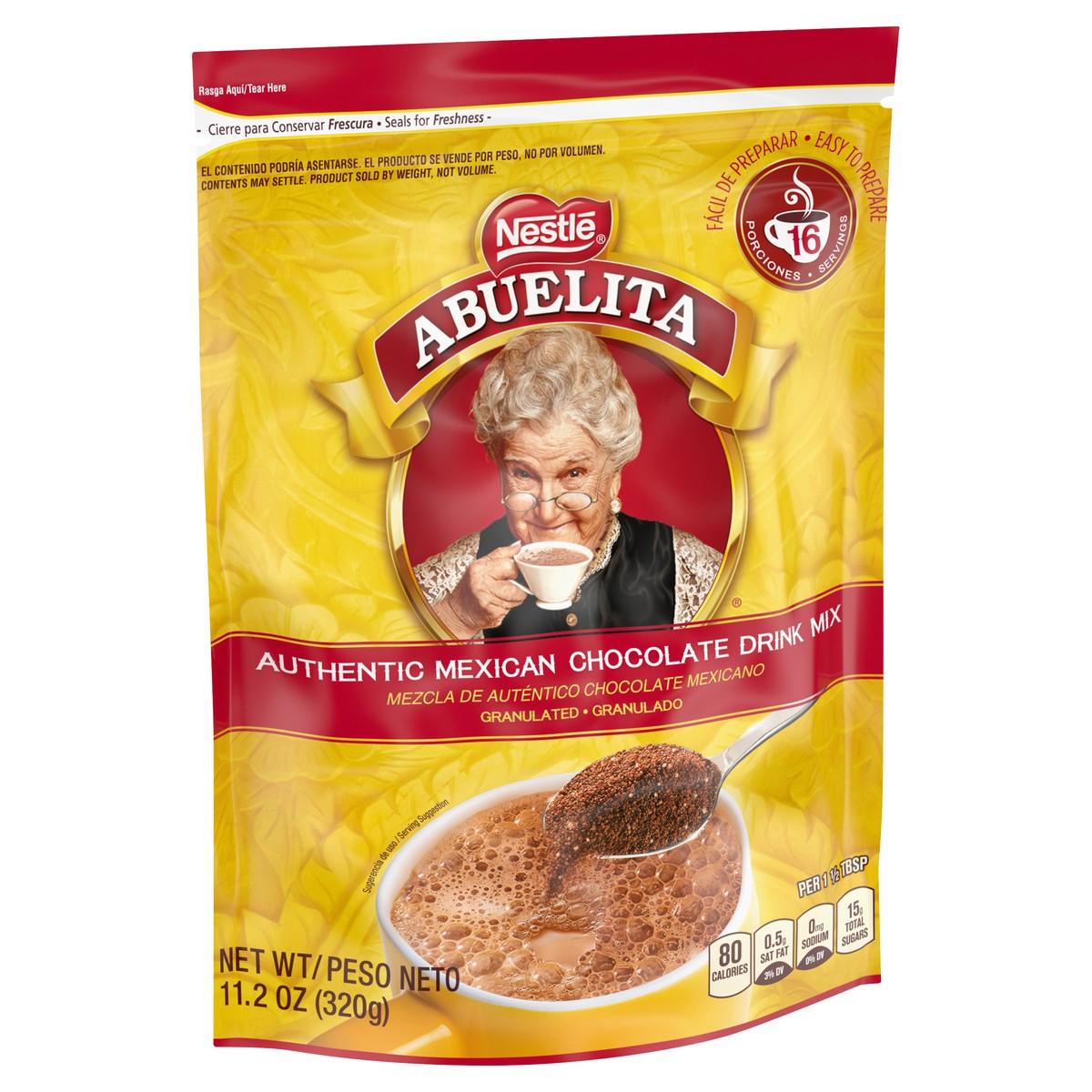 slide 1 of 7, ABUELITA Hot Chocolate Drink Mix, 11.2 oz. Bag – Authentic Mexican Hot Chocolate Drink Mix, Quick and Easy to Prepare, 11.29 oz