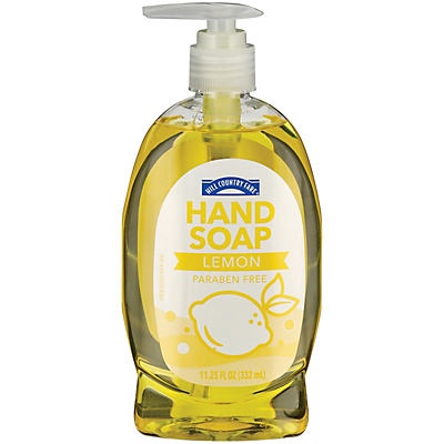 slide 1 of 1, Hill Country Fare Liquid Hand Soap Lemon, 11.25 oz