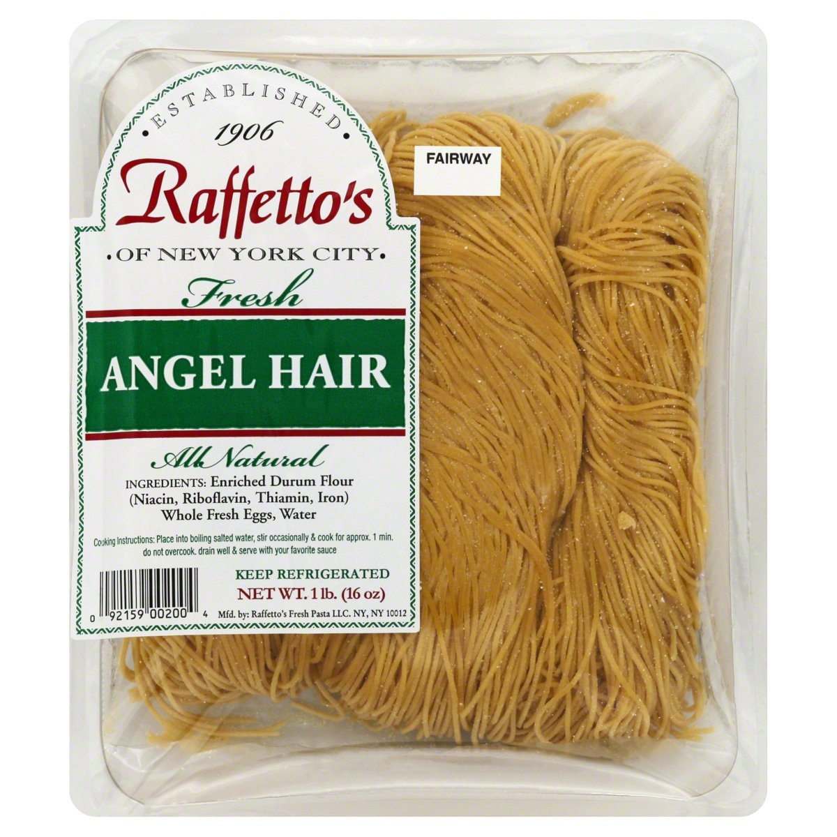 slide 1 of 5, Raffettos Angel Hair 16 oz, 16 oz