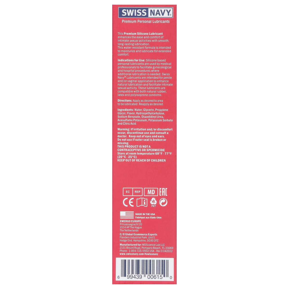 slide 4 of 13, Swiss Navy Silicone Premium Personal Lubricants 3.1 fl oz, 3.10 fl oz