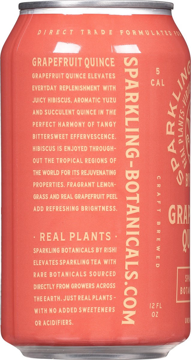 slide 6 of 9, Sparkling Botanicals Unsweetened Sparkling Grapefruit Quince Botanical Tea - 12 fl oz, 12 fl oz