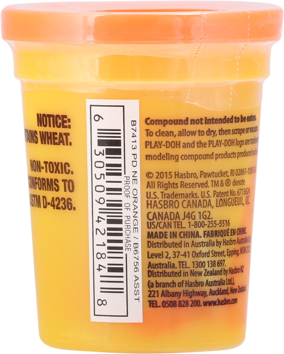 slide 5 of 9, Play-Doh Single Can - Neon Orange, 4 oz