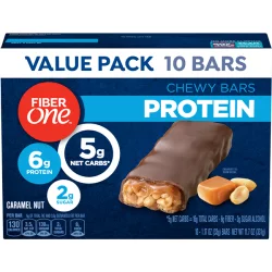 Fiber One Protein Chewy Bar Caramel Nut Value Pack