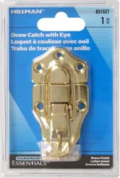 Hillman Draw Catch With Eye - Brass