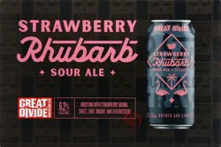 Great Divide Brewing Co. Great Divide Strawberry Rhubarb Beer 6 Pack 12 Ounce Cans