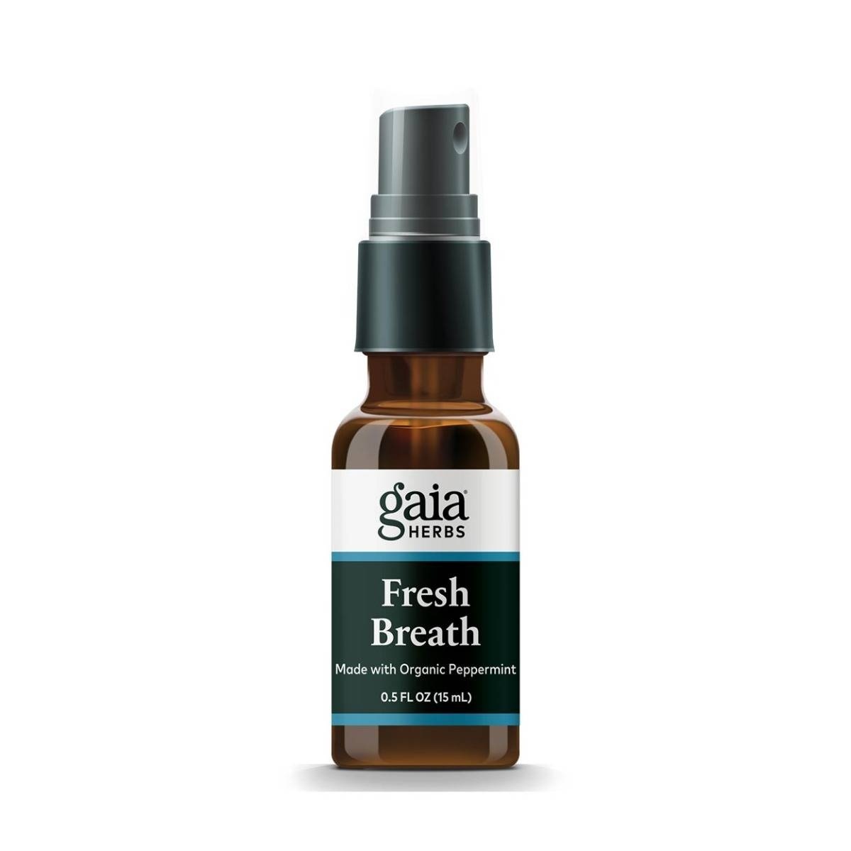 slide 1 of 1, Gaia Herbs Fresh Breath Spray, 0.5 fl oz