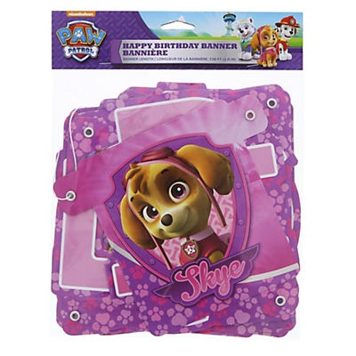 slide 1 of 1, PAW Patrol Girl Banner, 1 ct