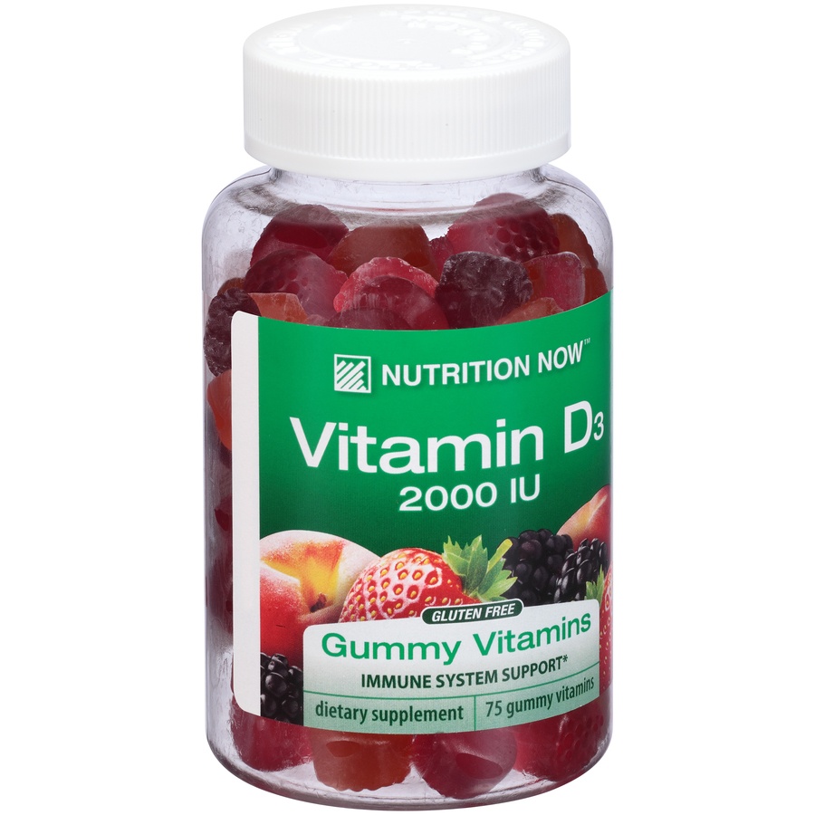 slide 2 of 6, Nutrition Now Gummy Vitamin D, 75 ct