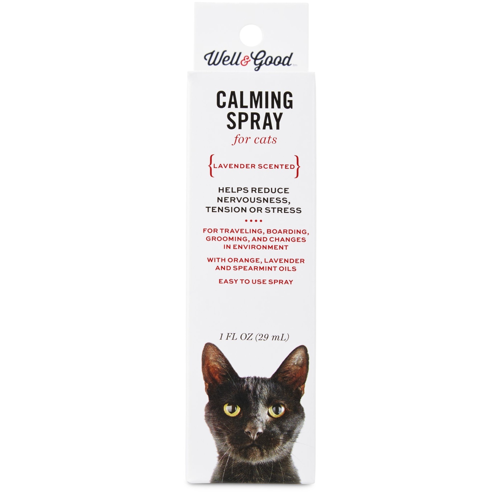 slide 1 of 1, Well & Good Cat Calming Spray, 1 fl oz