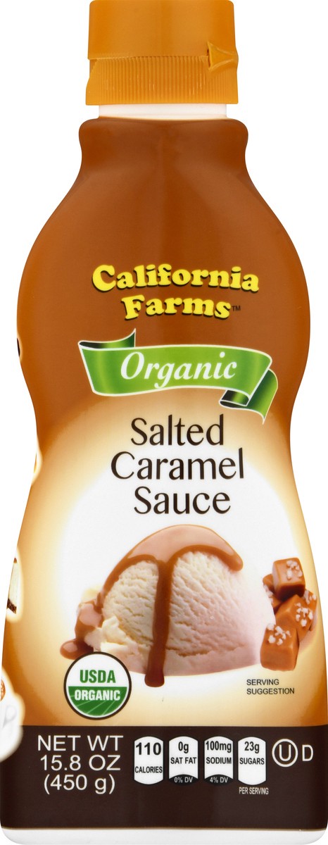 slide 1 of 12, California Farms Organic Salted Caramel Sauce 15.8 oz, 15.8 oz