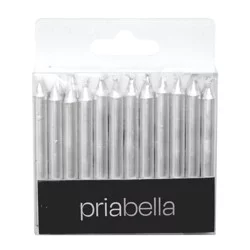 Priabella Birthday Candle Silver