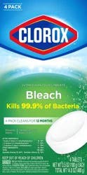 Clorox 4 Pack Bleach Ultra Clean Toilet Tablets 4 ea