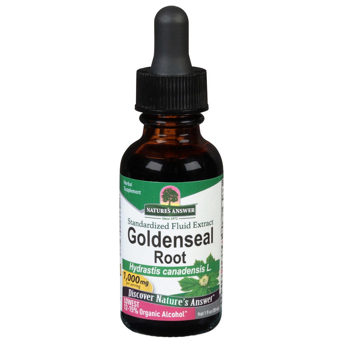 slide 1 of 13, Nature's Answer 1000 mg Goldenseal Root 1 fl oz, 1 fl oz