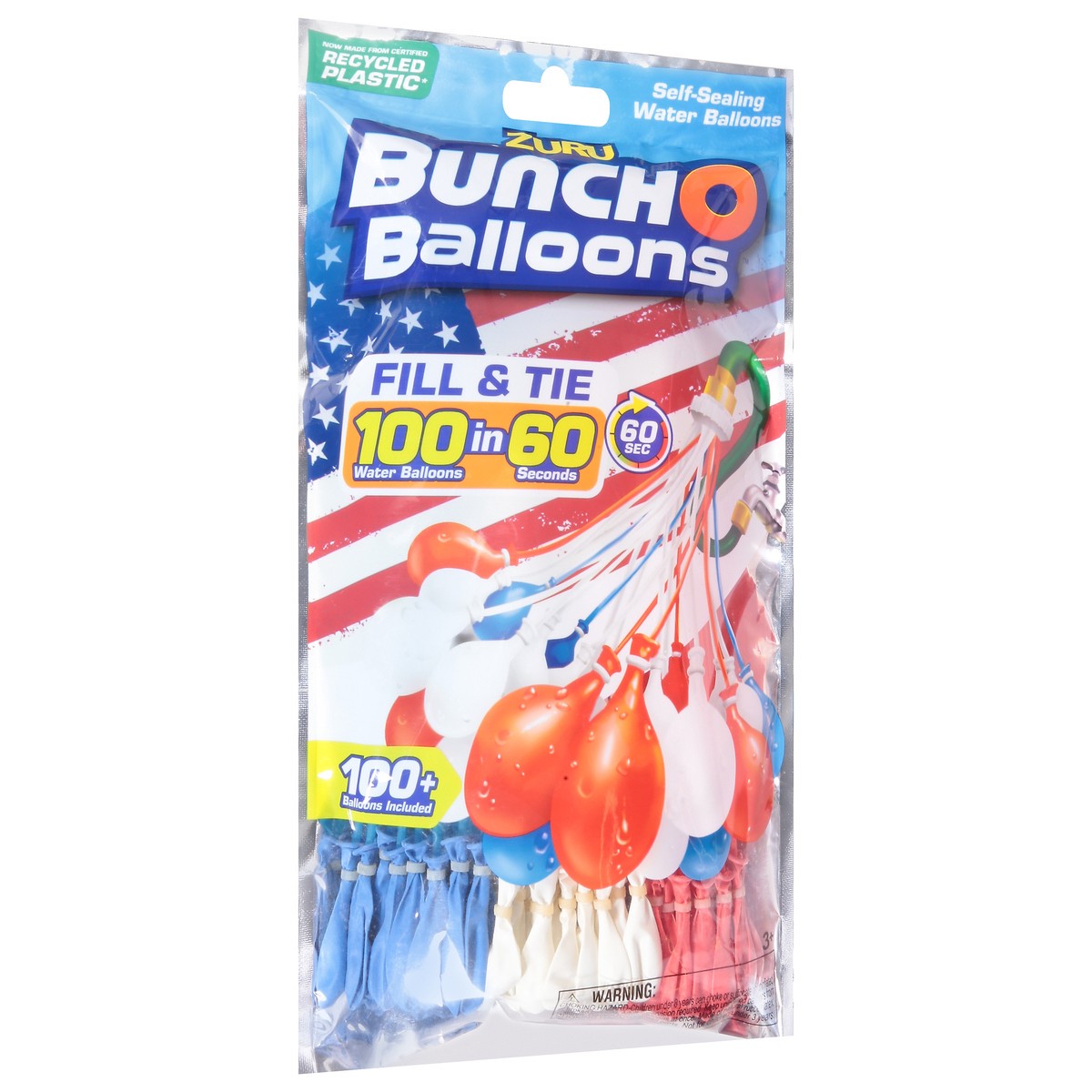 slide 2 of 9, Bunch O Balloons 3+ Self-Sealing Water Balloons 1 ea, 1 ct