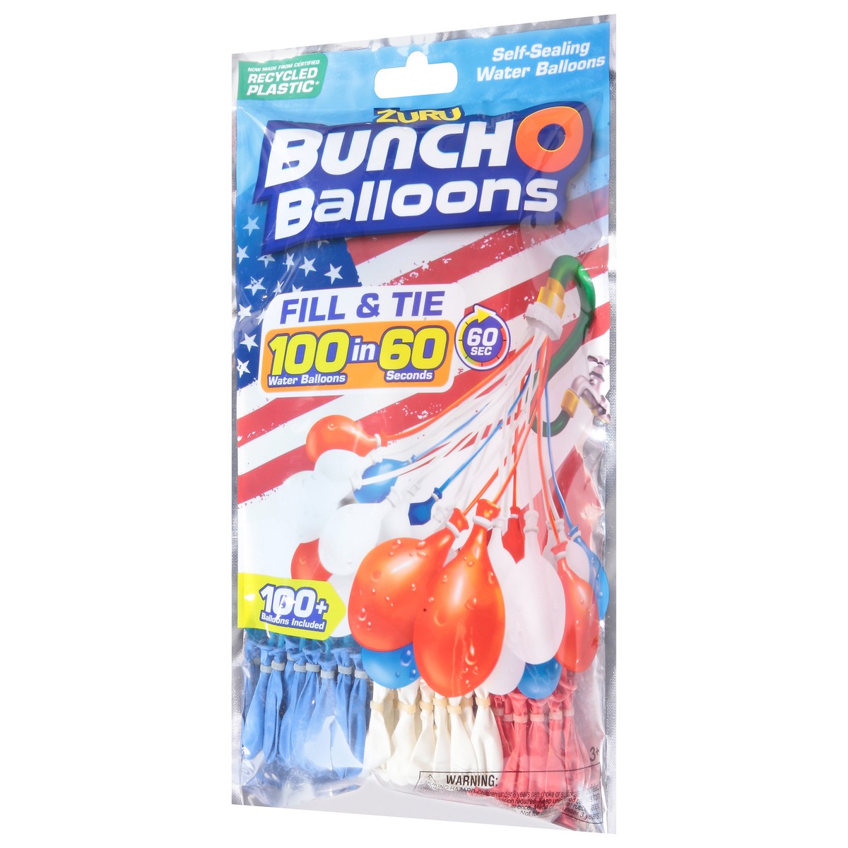 slide 5 of 9, Bunch O Balloons 3+ Self-Sealing Water Balloons 1 ea, 1 ct