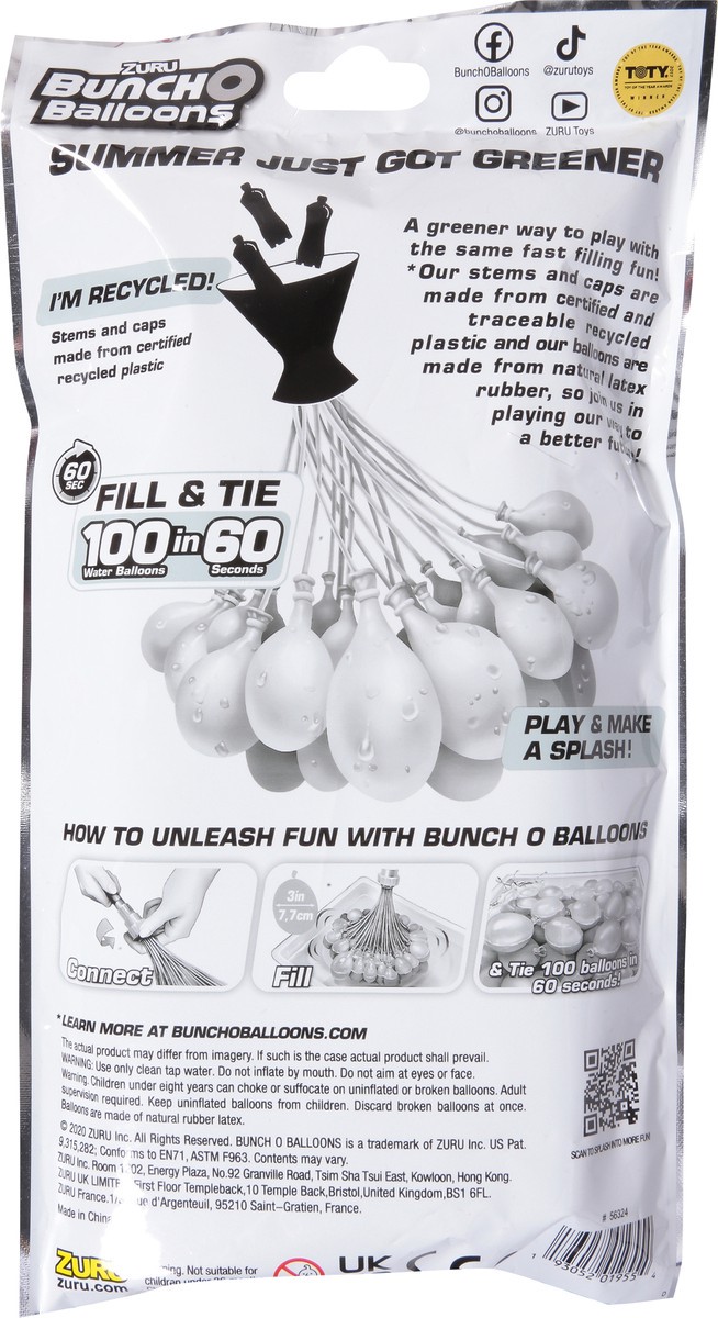 slide 3 of 9, Bunch O Balloons 3+ Self-Sealing Water Balloons 1 ea, 1 ct