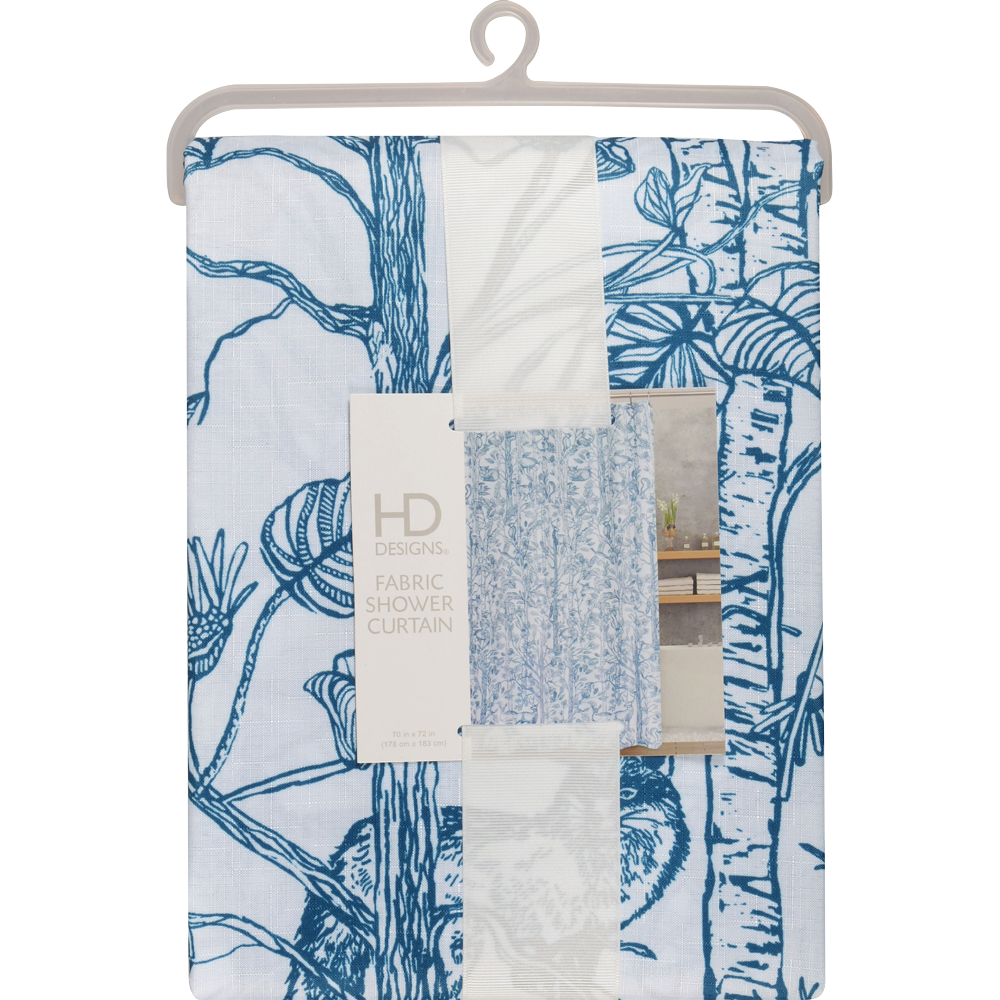 slide 1 of 1, HD Designs Fabric Shower Curtain - Wildnis, 1 ct