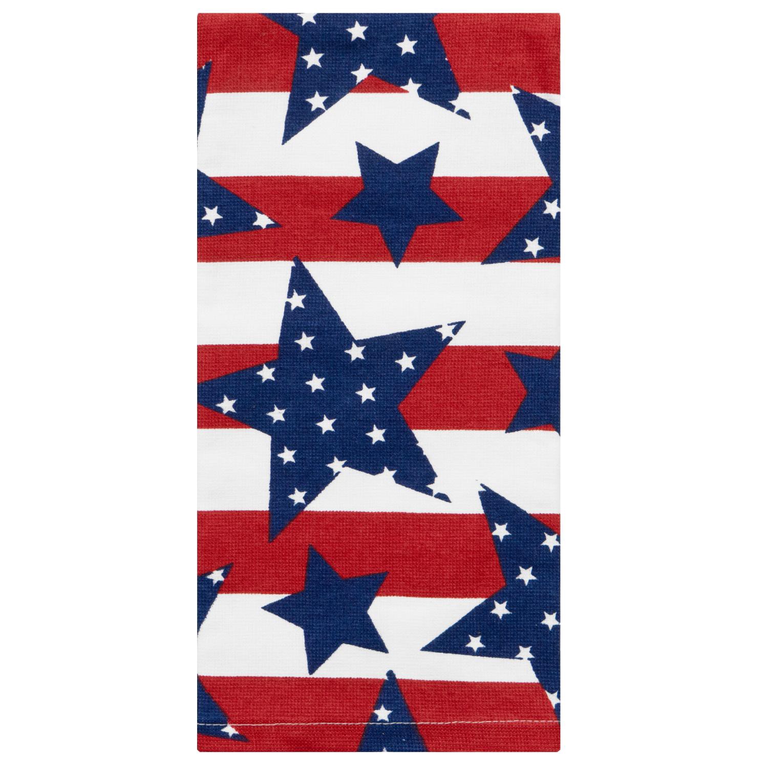 slide 1 of 2, Ritzenthaler Stars on Stripes Kitchen Towel, 1 ct