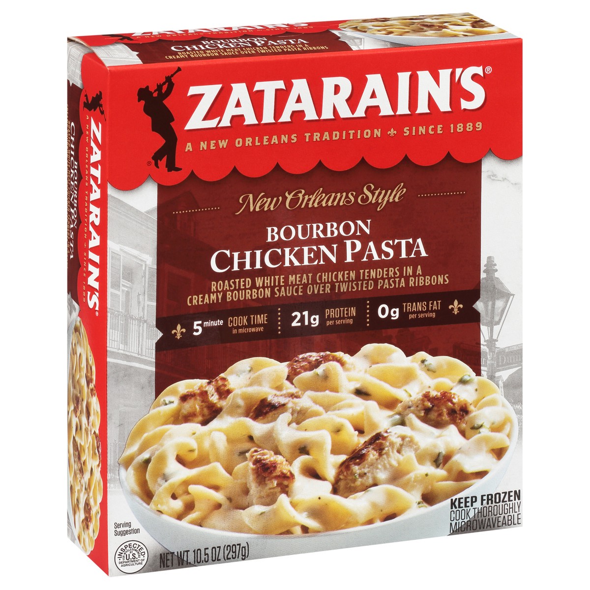 slide 6 of 13, Zatarain's Bourbon Chicken Pasta Bowl, 10.5 oz, 10.5 oz