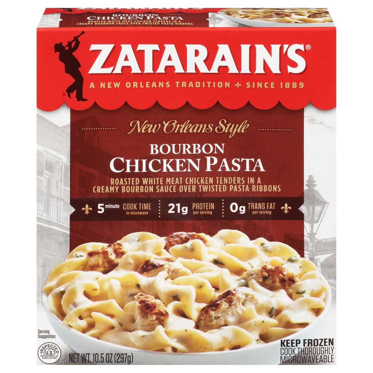 slide 8 of 13, Zatarain's Bourbon Chicken Pasta Bowl, 10.5 oz, 10.5 oz